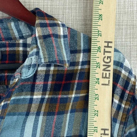 Eddie Bauer flannel Shirt Long Sleeve Button Down Mens XL 3339 - Picture 3 of 7